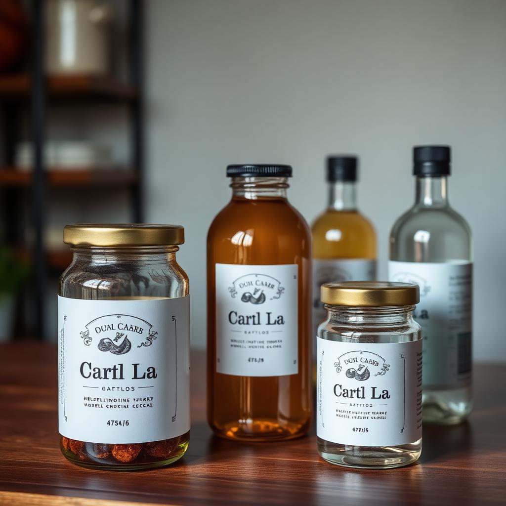 Produktetiketter för bryggeri